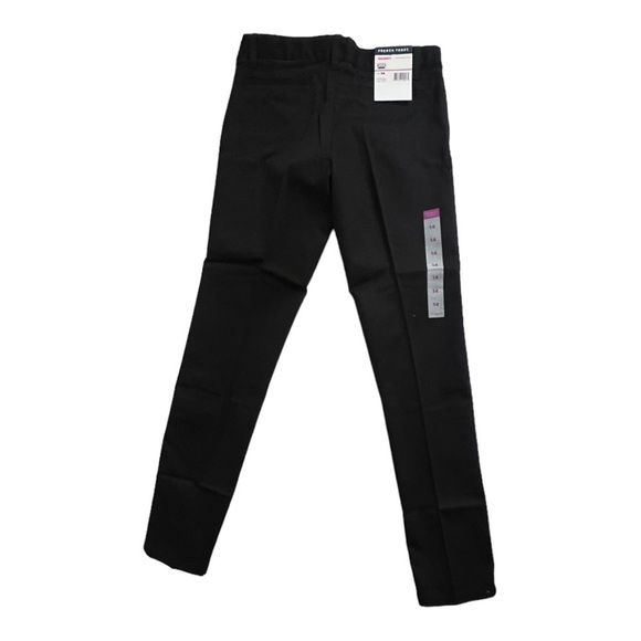 French Toast Girls' Big Size 14 Pants Black Stretch Skinny Adjustable Waist New - Picture 4 of 7